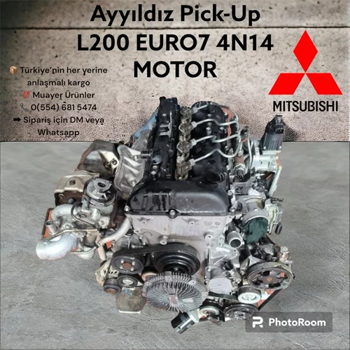 MİTSUBİSHİ L200 EURO7 ÇIKMA MOTOR 4N14